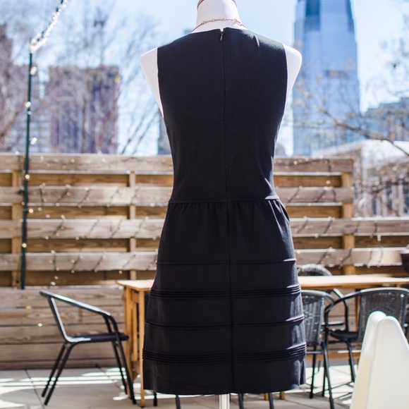 Madewell Silhouette Black Knit Dress Sz L - Picture 4 of 4